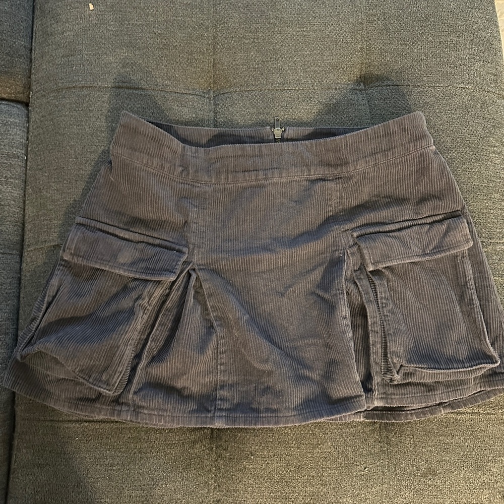 Wild Fable Gray Corduroy Skirt